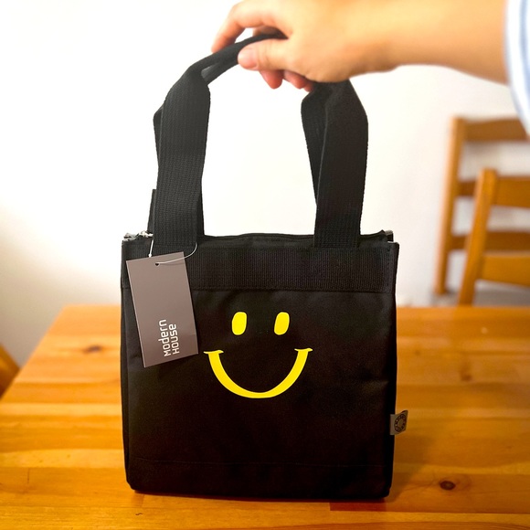 modern house Handbags - Thermal Lunch Bag